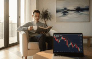 A 3D illustration comparing a steady, rising stack of gold coins representing Dollar-Cost Averaging against a volatile, jagged line graph representing market fluctuations
